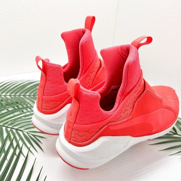 Puma High Risk Red Puma White Fierce Core Training Shoes Women's Size 8.5 - Picture 5 of 10